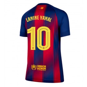 Dámské fotbalový oblečení Barcelona Lamine Yamal #10 Domácí košile 2025-26 Krátkým Rukávem